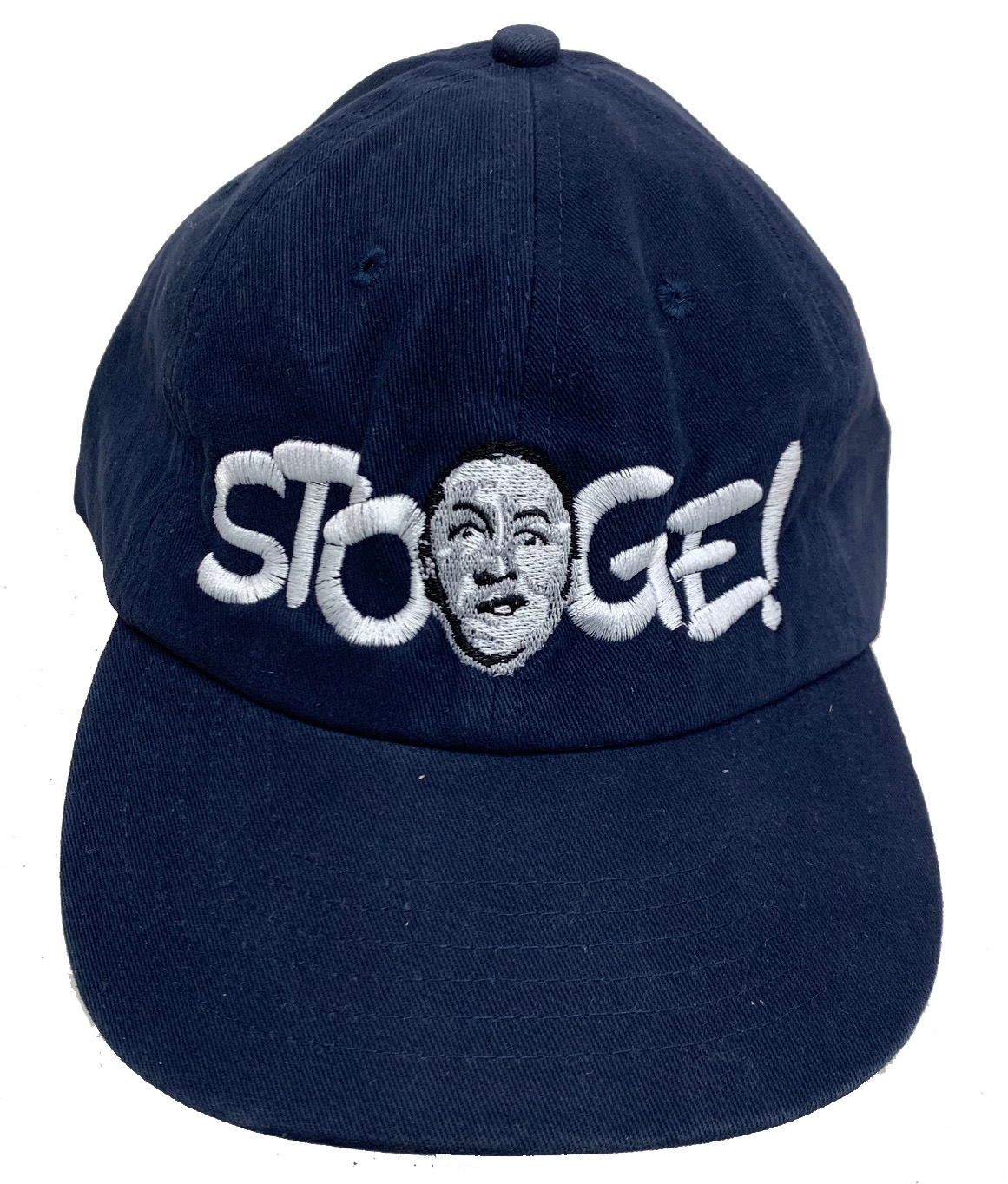 Three Stooges Hat Curly Embroidered Navy Cap | eBay